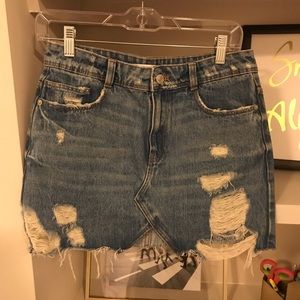 Denim skirt